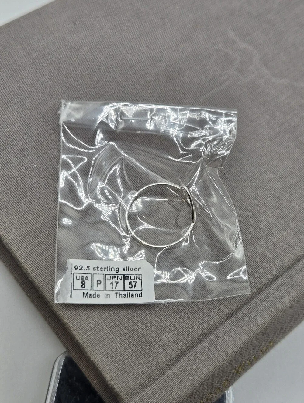 Sterling Silver Ring Wire Triangle Outline Size 8 Fairy Boho Dainty Delicate 925